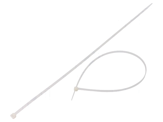 Kabelbinder; L: 450mm; W: 4,8mm; polyamide; 215,5N; natuurlijk Kabelbinder; L: 450mm; W: 4,8mm; polyamide; 215,5N; natuurlijk